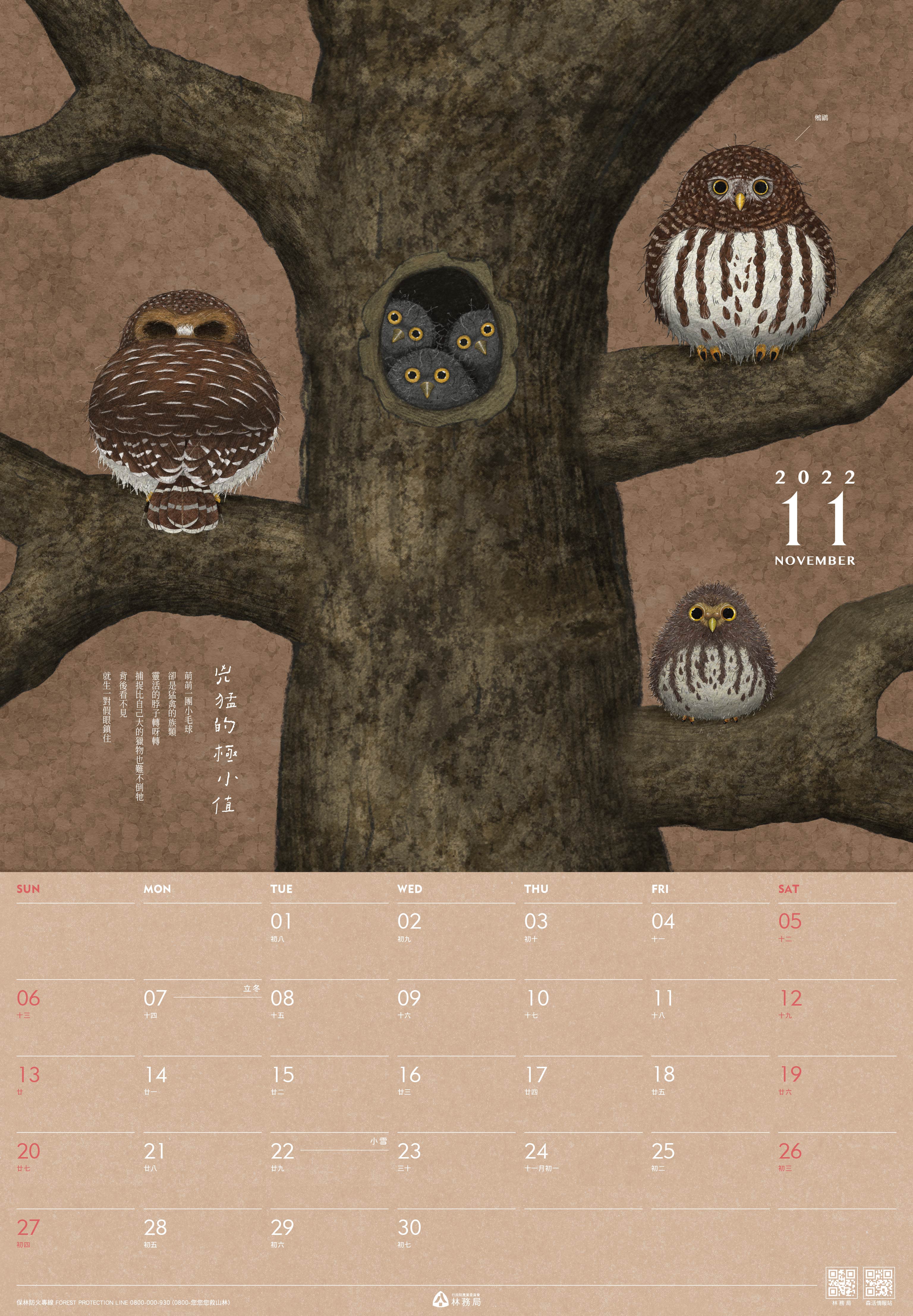 林務局-111年曆_11月