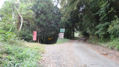 大湖溪林道岔路口