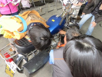 臺東林區管理處舉辦女性同仁打檔機車訓練