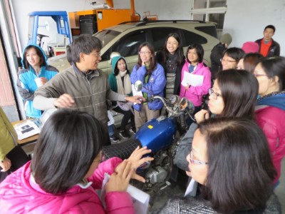 臺東林區管理處舉辦女性同仁打檔機車訓練