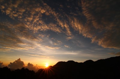 霞光雲彩光影變幻