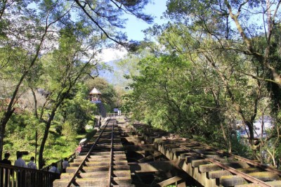 圖4.林田山林業文化園區陸續完成中山堂、展示館、場長館、遊客中心、木雕館、林場懷舊館、林業生活館、米店及醫護室等，展現林場早期風華。
