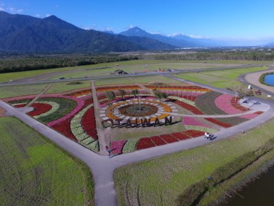 大農大富平地森林園區花海一景1