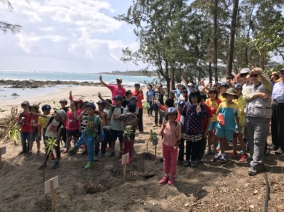 營造富山護漁區海岸復育棲地