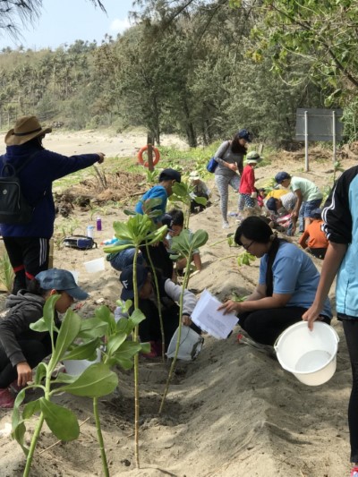 營造富山護漁區海岸復育棲地