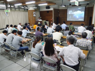 南投林區管理處於107年4月11日下午開辦「107年度防汛教育訓練班」教育訓練