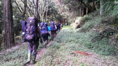 森林護管員執行深山特遣隊任務