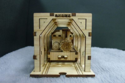 仿日據時期木構鳥居造隧道及蒸汽火車限定紀念品