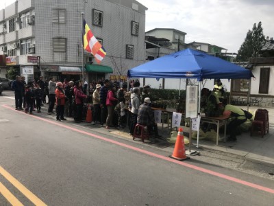 兌換苗木民眾踴躍，不到1小時即提領一空