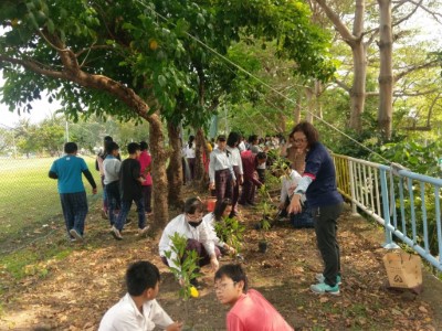 濱海校園來種樹，營造鳥類新樂園