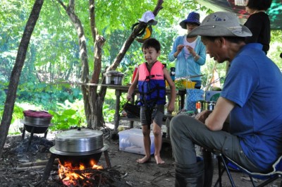 在地達人的田園野炊料理