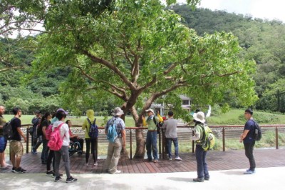 圖3景觀平台及無障礙步道，提供輪椅族觀賞雙流獨特自然溪流資源的體驗