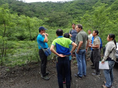 FSC稽核員赴林地現場查核情形