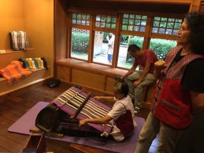 示範織布