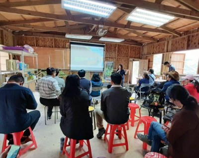 桃園市復興區桂竹發展協會舉辦「臺灣竹產業創新技術成果發表會」現場