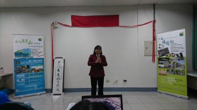 國立屏東科技大學森林系陳美惠教授致詞