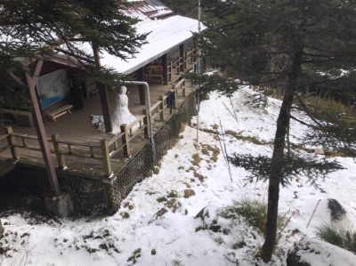 嘉明湖國家步道降瑞雪