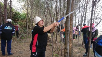 環島守護保安林 「光陽」協「歷」淨灘植樹一起來 攜手民眾參與側枝修整