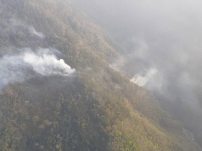 空中勘察火災現場2