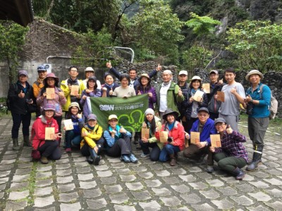 食蟲植物棲地調查保育志工第2梯次結訓合影