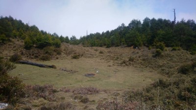 沙武巒山臨時停機坪