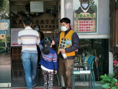 大武山生態教育館入館量額溫