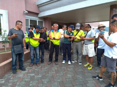 軌跡記錄操作(溫泉山林巡守隊)