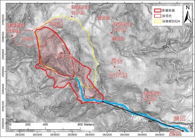 崩塌潛勢區圖