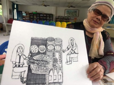 繪本由部落老人家共同創作繪製而成