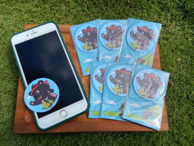 黑熊手機擦拭布