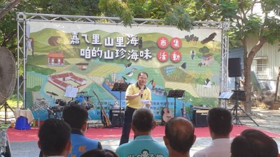 李定忠副處長宣導國土生態綠網和保育的概念