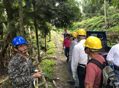 講師說明森林維護的重要性