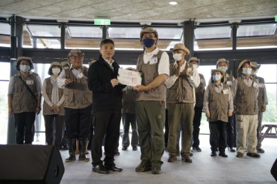 大農大富平地森林園區單一窗口解說隊授證儀式