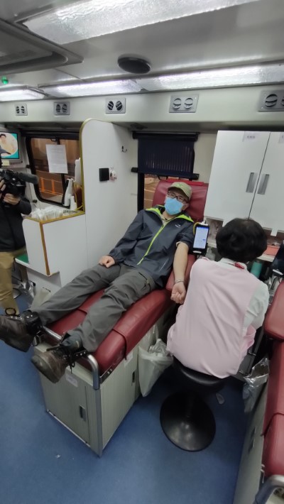 森林護管員挽袖響應捐血