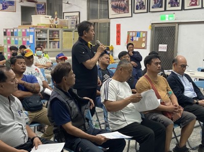 臺東縣卑南鄉東興村社區發展協會潘王文賓理事長發言提問