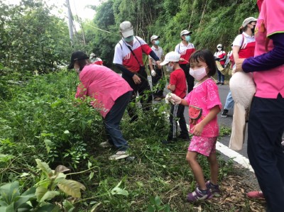 左鎮區在地居民一同加入移除「綠癌」小花蔓澤蘭的行動
