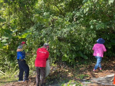 小花蔓澤蘭防除及宣導活動，參與踴躍。