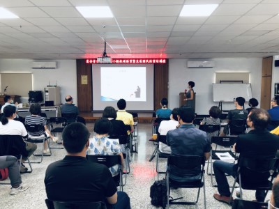 今日的宣導課程，總共有來自臺東地區農委會所屬各機關同仁近70位一起參與課程