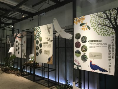 霞喀羅古道松菸展場內部照