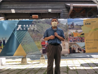 花蓮林區管理處長黃群策開幕致詞