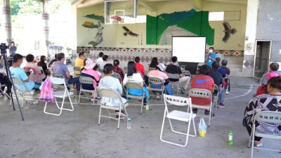 花蓮林區管理處假西林村活動中心辦理「土砂防災工作坊」