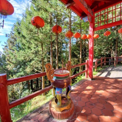 鎮安宮座落在海拔1950公尺的山區