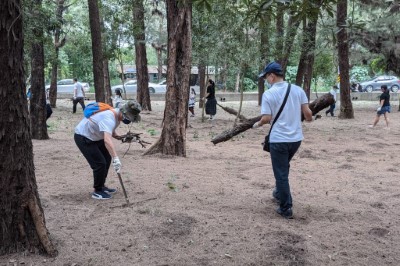 藉由實際淨林活動恢復友善民眾親近保安林的空間