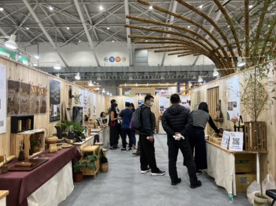 國產材台灣館內部