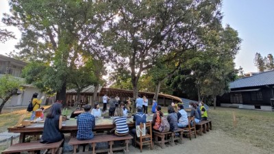 「+1木亭」露天茶席