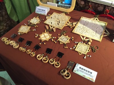 記者會現場展示相關作品 
