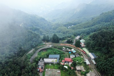 水社寮-雲霧飄渺的小站