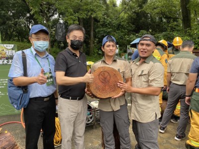 東勢處森林護管員專業技能競賽-鋸木項目