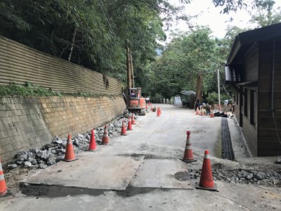 林道施工(新竹林管處提供)