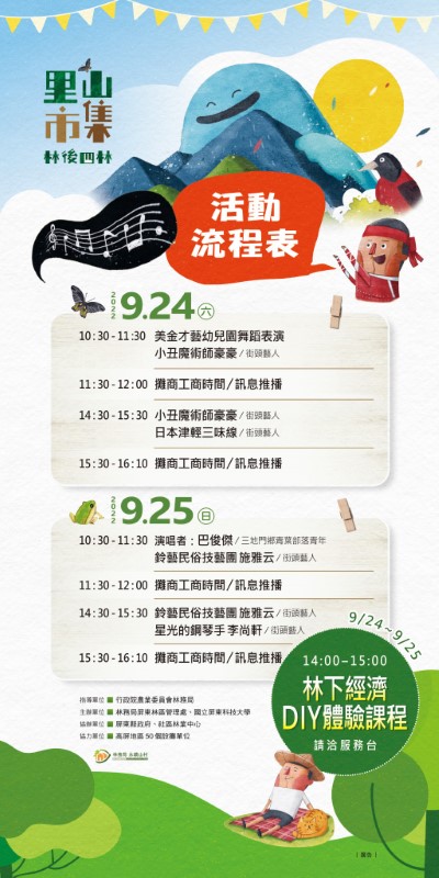 第二場里山市集活動流程表